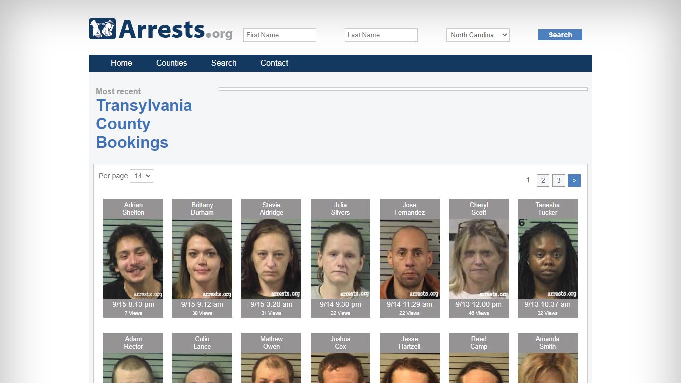 Transylvania County Arrests and Inmate Search