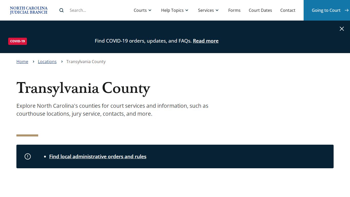 Transylvania County | North Carolina Judicial Branch - NCcourts